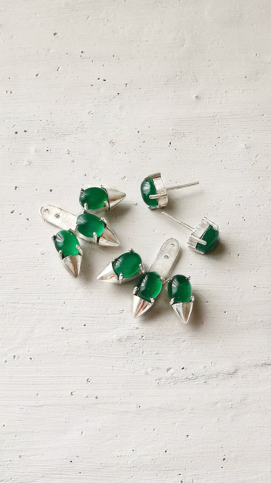 Green Agate Ear Jacket